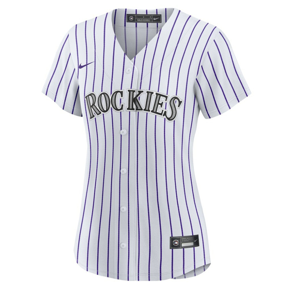 Colorado Rockies Nike Women's Home Replica Team Jersey - White Jerseys