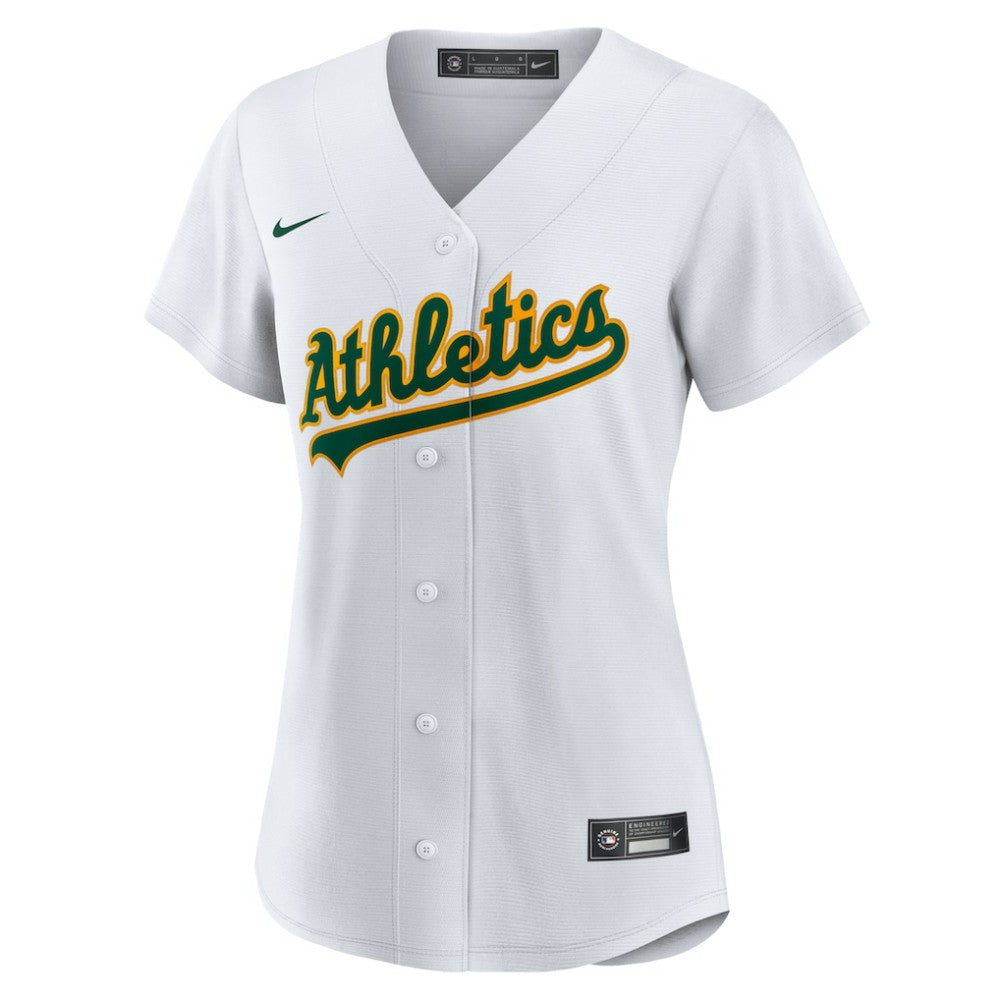 Athletics Nike Women's Home Replica Team Jersey - White Jerseys