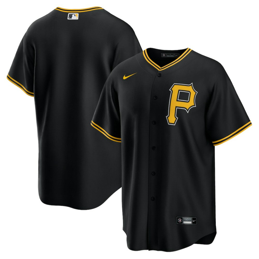 Pittsburgh Pirates Nike Alternate Replica Team Jersey - Black Jerseys
