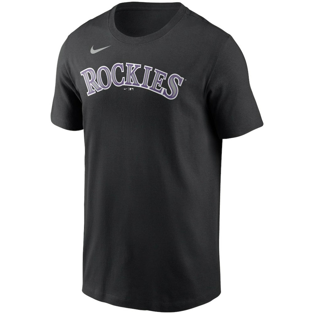 Charlie Blackmon Colorado Rockies Nike Name & Number T-Shirt - Black T-shirts