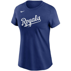 Kansas City Royals Nike Women's Wordmark T-Shirt - Royal T-shirts