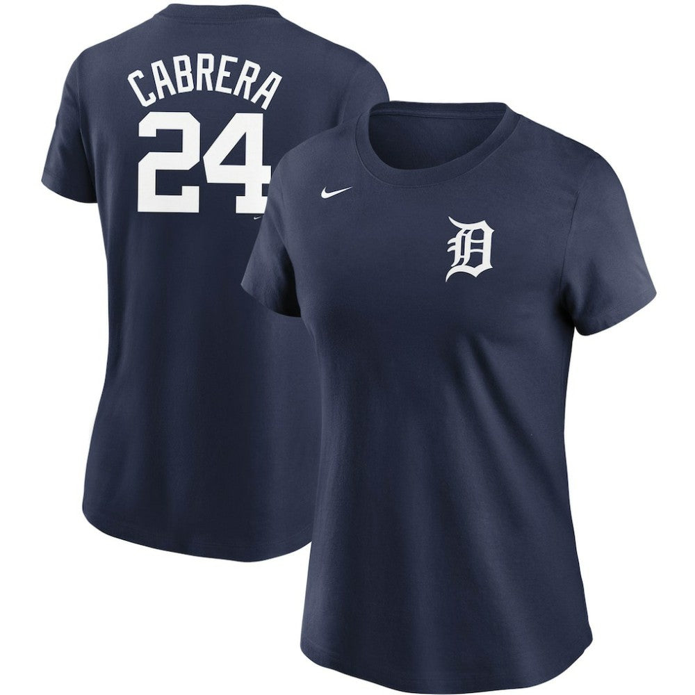 Miguel Cabrera Detroit Tigers Nike Women's Name & Number T-Shirt - Navy T-shirts