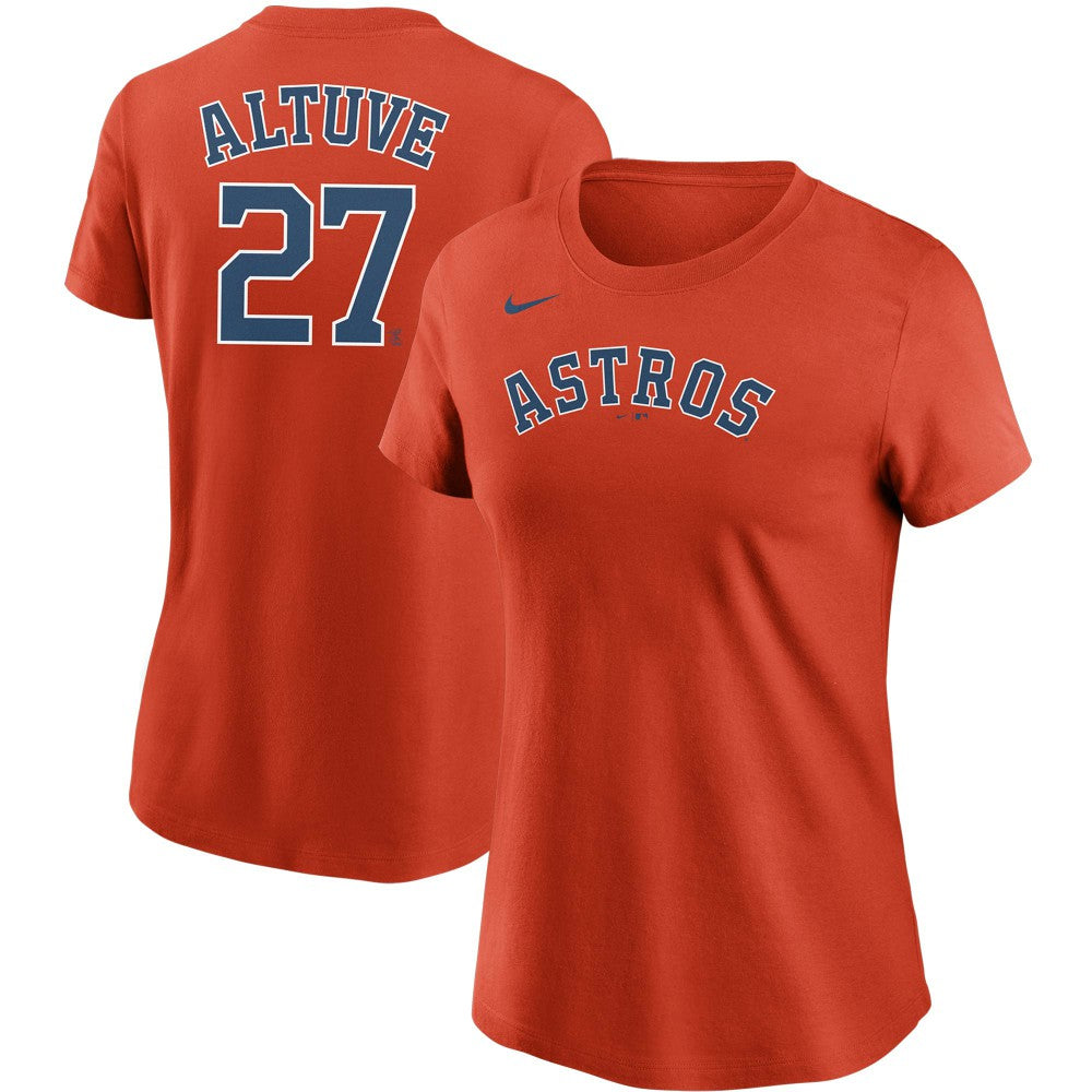Jose Altuve Houston Astros Nike Women's Name & Number T-Shirt - Orange T-shirts