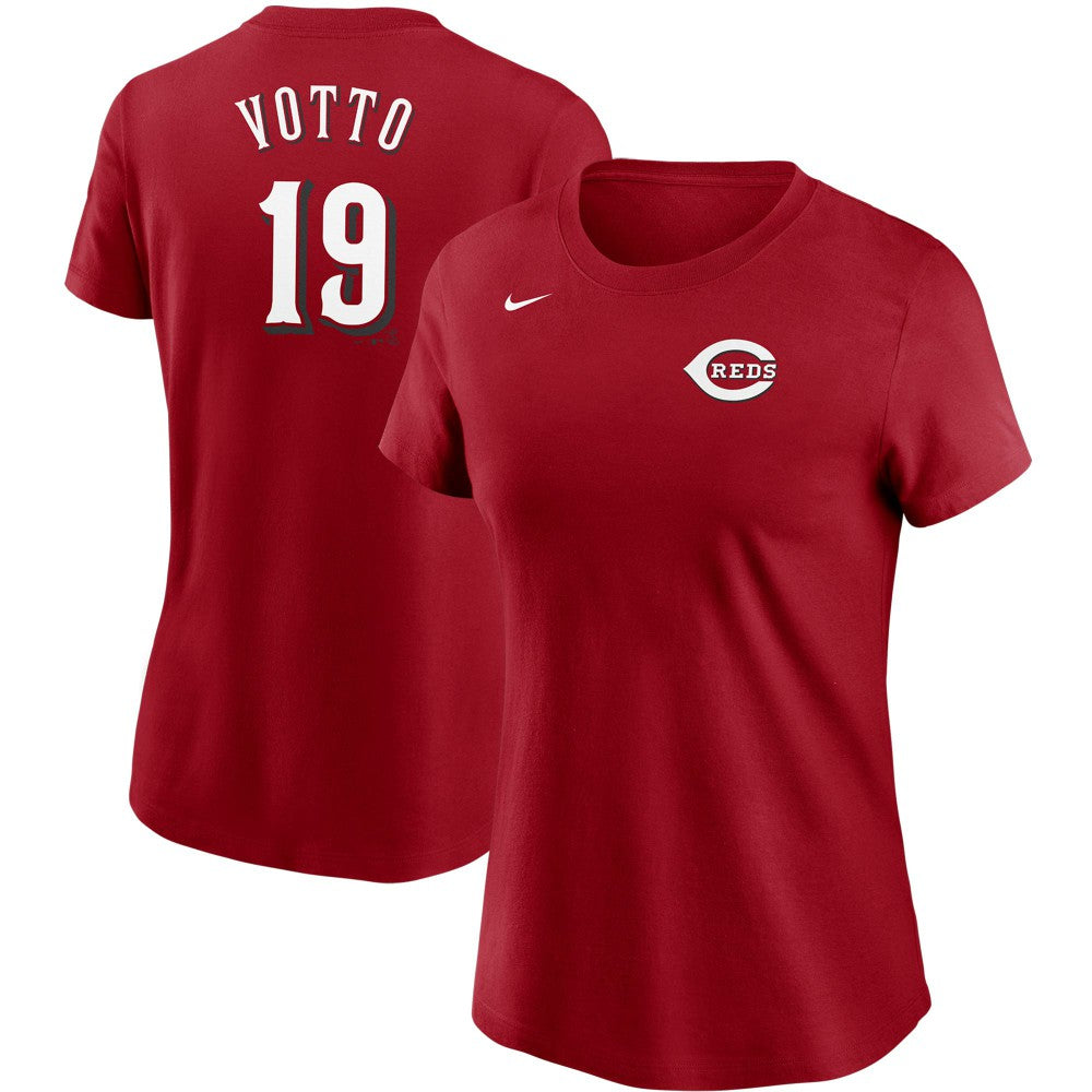 Joey Votto Cincinnati Reds Nike Women's Name & Number T-Shirt - Red T-shirts
