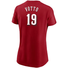 Joey Votto Cincinnati Reds Nike Women's Name & Number T-Shirt - Red T-shirts