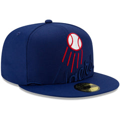 Los Angeles Dodgers New Era Logo Elements 59FIFTY Fitted Hat - Royal Hats