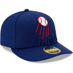 Los Angeles Dodgers New Era Logo Elements Low Profile 59FIFTY Fitted Hat - Royal Hats