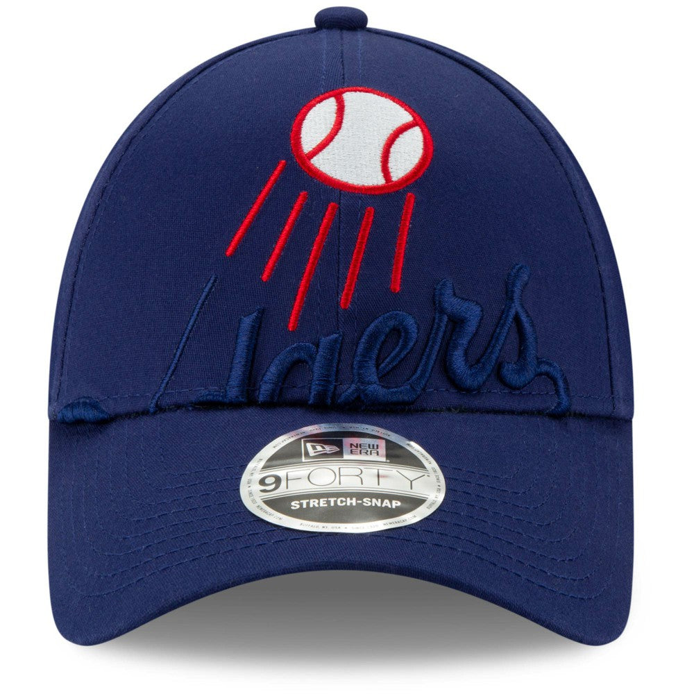 Los Angeles Dodgers New Era Logo Elements Stretch Snapback 9FORTY Adjustable Hat - Royal Hats