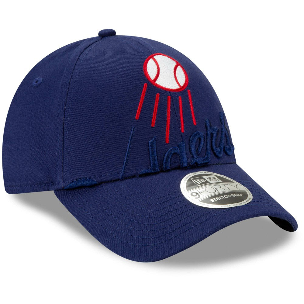 Los Angeles Dodgers New Era Logo Elements Stretch Snapback 9FORTY Adjustable Hat - Royal Hats