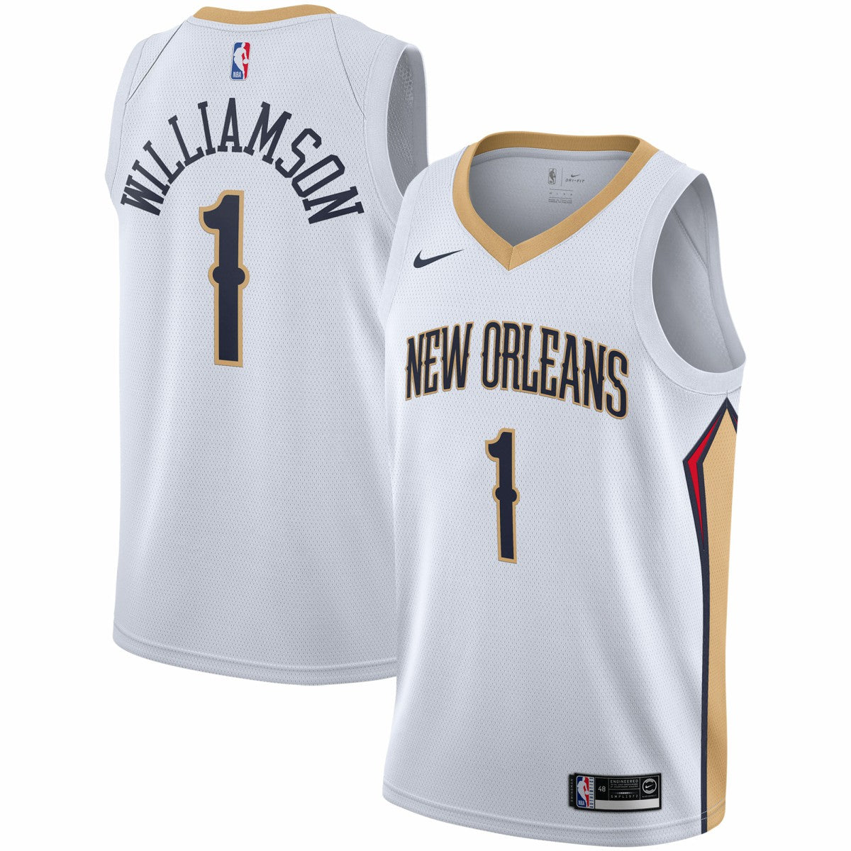 Zion Williamson New Orleans Pelicans 2019/2020 Swingman Jersey Association Edition White