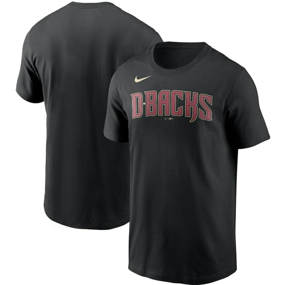 Arizona Diamondbacks Nike Team Wordmark T-Shirt - Black T-shirts