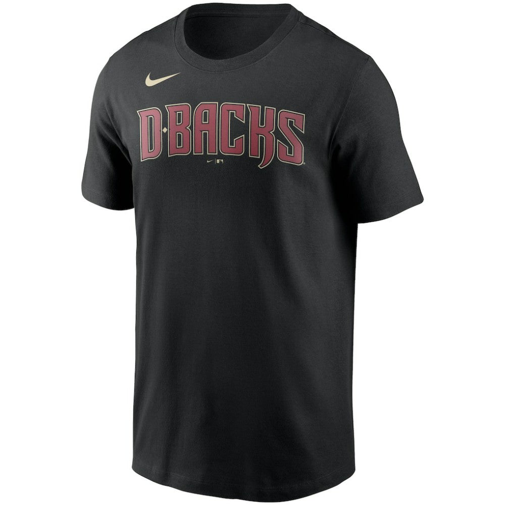 Arizona Diamondbacks Nike Team Wordmark T-Shirt - Black T-shirts