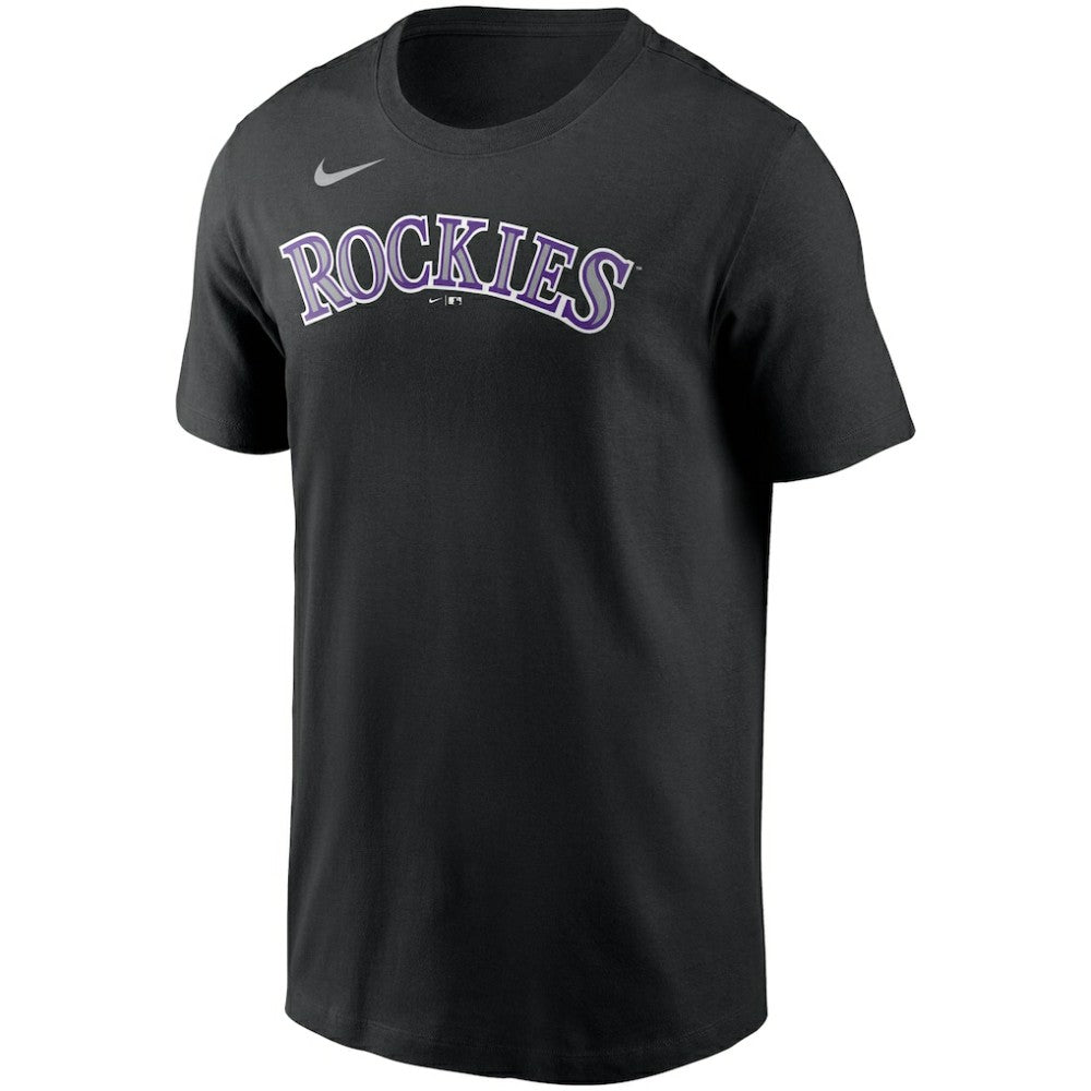 Colorado Rockies Nike Team Wordmark T-Shirt - Black T-shirts