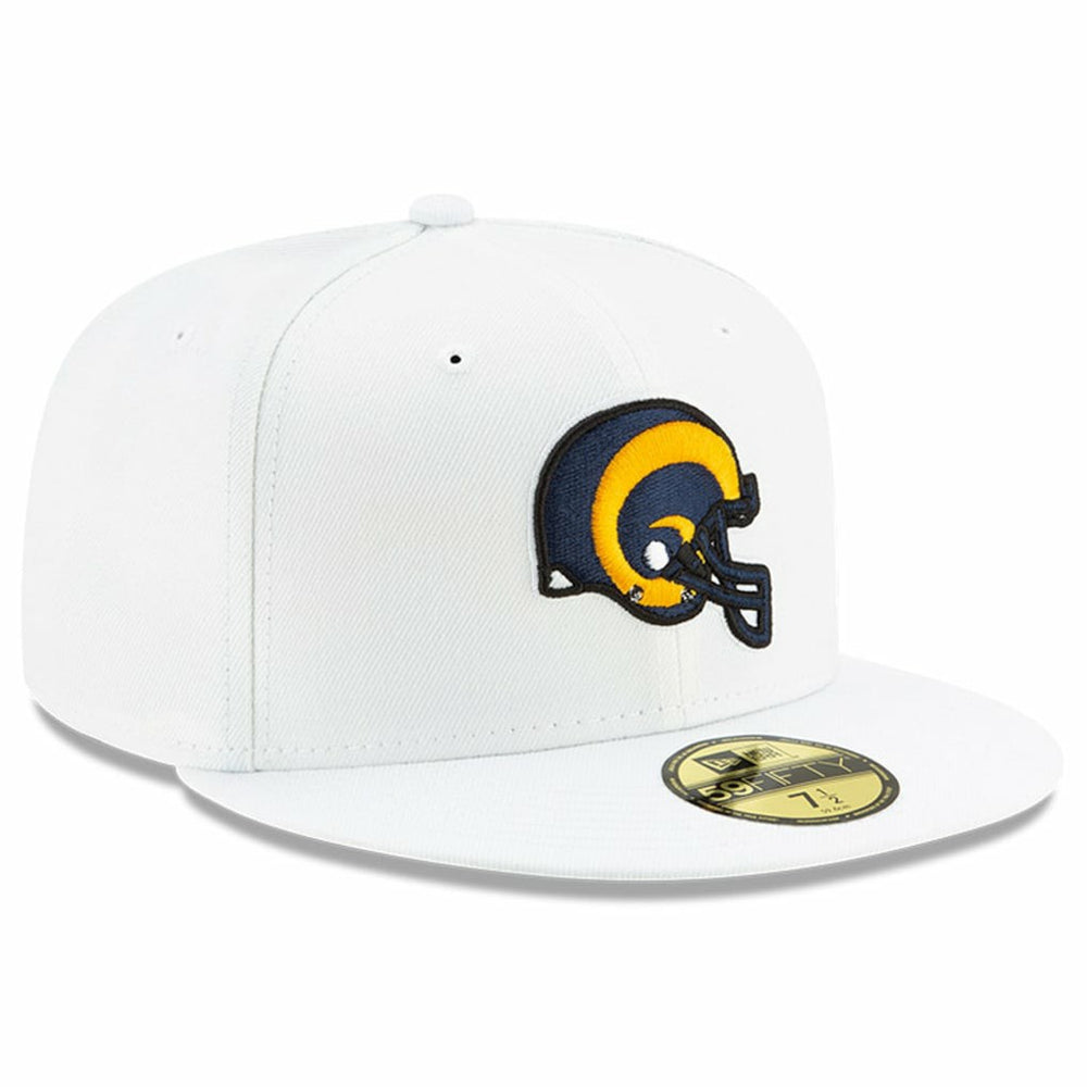 Los Angeles Rams New Era Historic Omaha 59FIFTY Fitted Hat White
