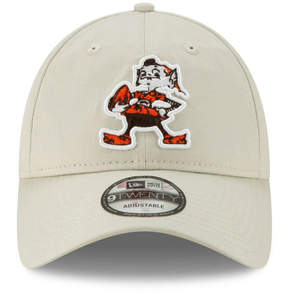 Cleveland Browns New Era Historic Playmaker 9TWENTY Adjustable Hat Khaki