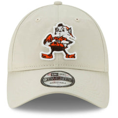 Cleveland Browns New Era Historic Playmaker 9TWENTY Adjustable Hat Khaki