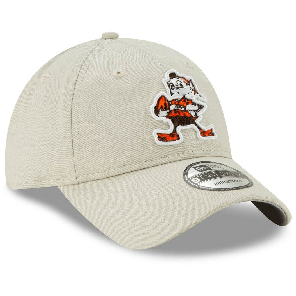 Cleveland Browns New Era Historic Playmaker 9TWENTY Adjustable Hat Khaki