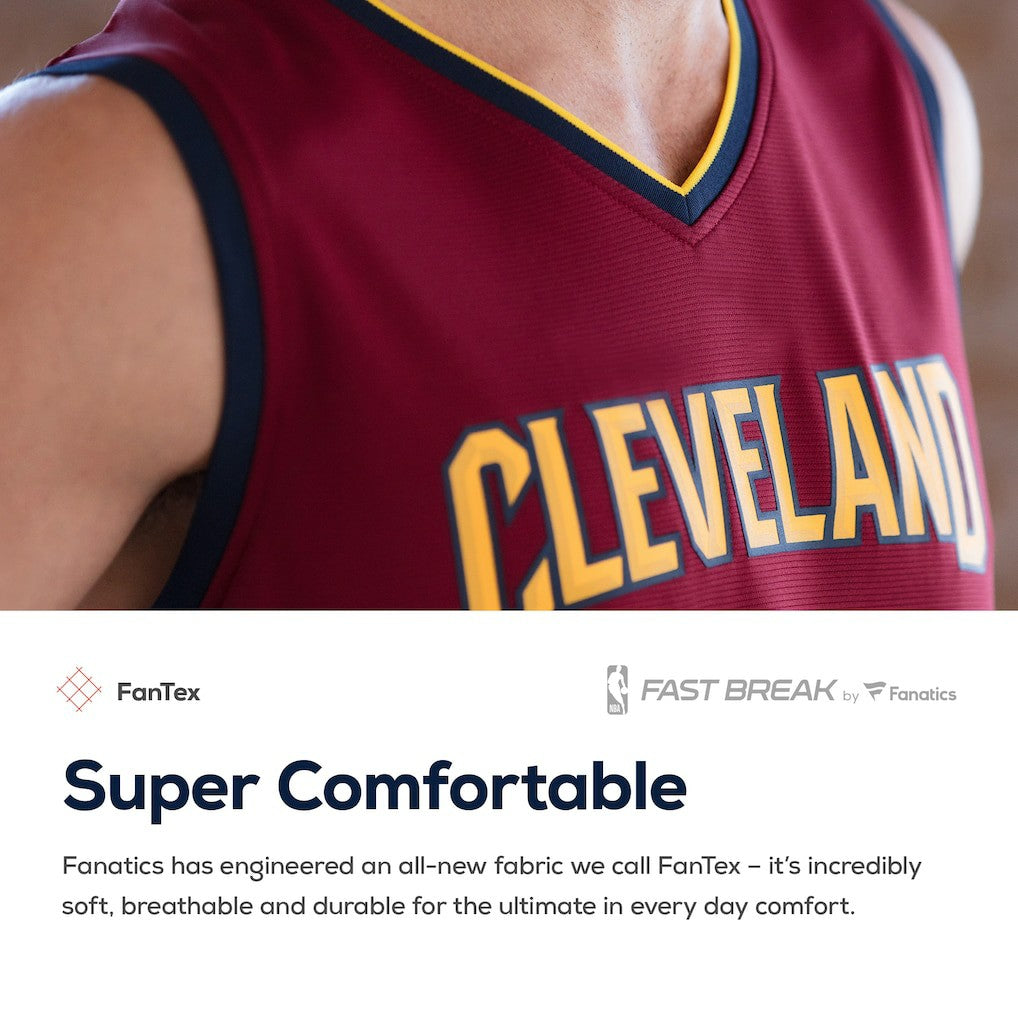 Darius Garland Cleveland Cavaliers Youth Replica Fast Break Jersey Wine Icon Edition