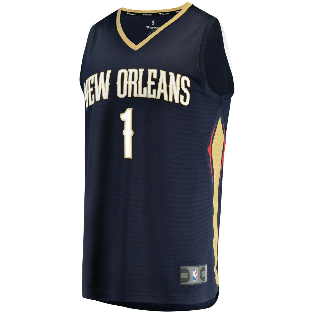 Zion Williamson New Orleans Pelicans Youth Replica Fast Break Jersey Navy Icon Edition