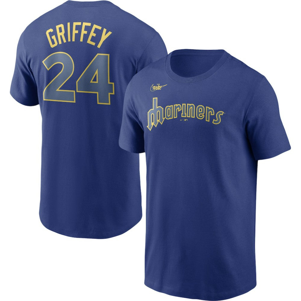 Ken Griffey Jr. Seattle Mariners Nike Cooperstown Collection Name & Number T-Shirt - Royal T-shirts