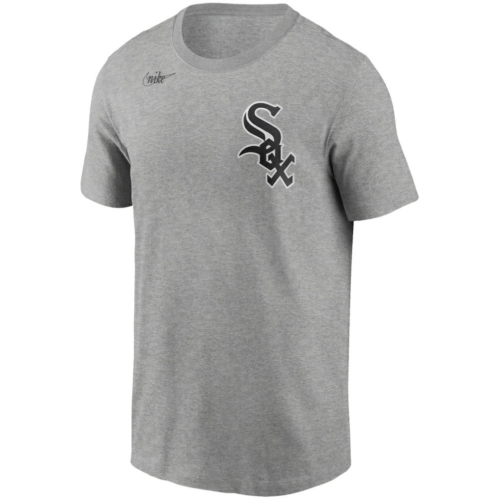 Frank Thomas Chicago White Sox Nike Cooperstown Collection Name & Number T-Shirt - Heathered Gray T-shirts