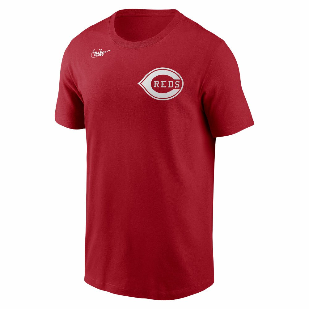 Barry Larkin Cincinnati Reds Nike Cooperstown Collection Name & Number T-Shirt - Red T-shirts