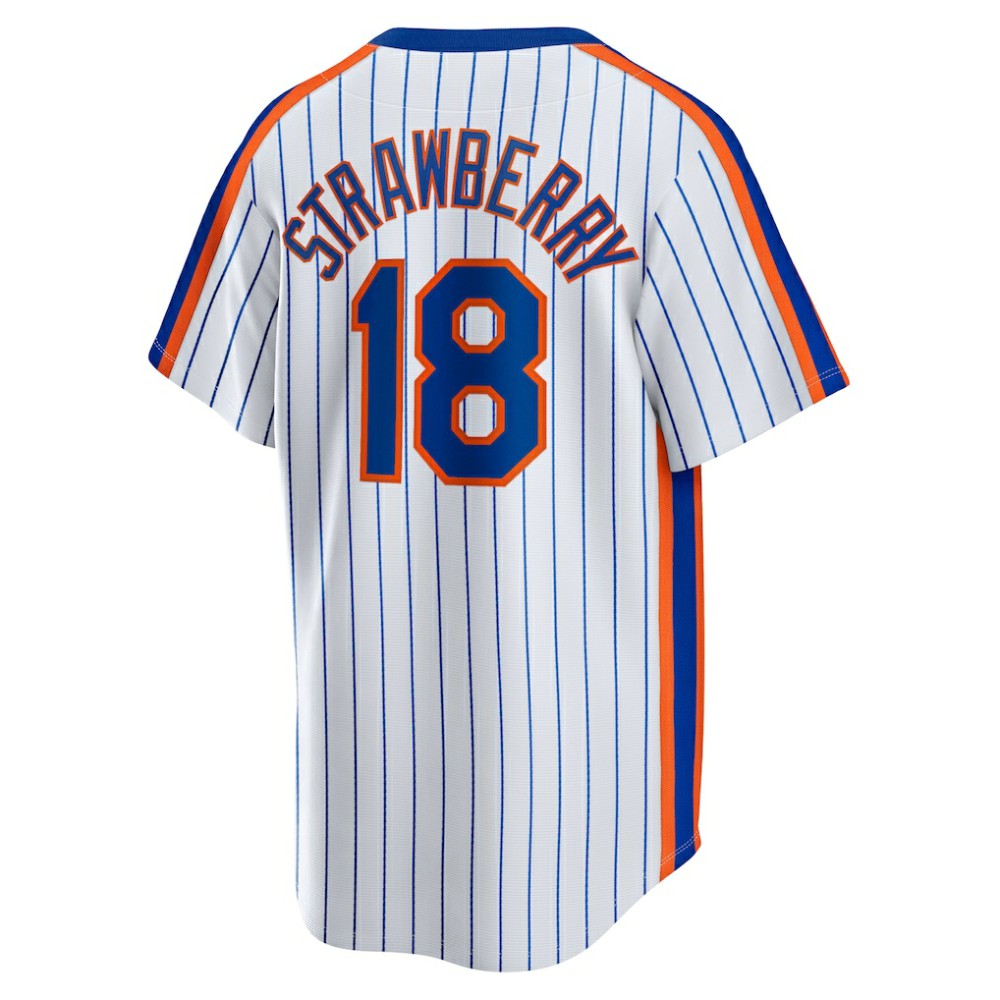 Darryl Strawberry New York Mets Nike Home Cooperstown Collection Player Jersey - White Jerseys