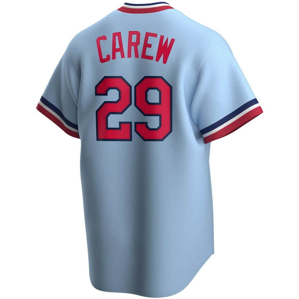 Rod Carew Minnesota Twins Nike Road Cooperstown Collection Player Jersey - Light Blue Jerseys