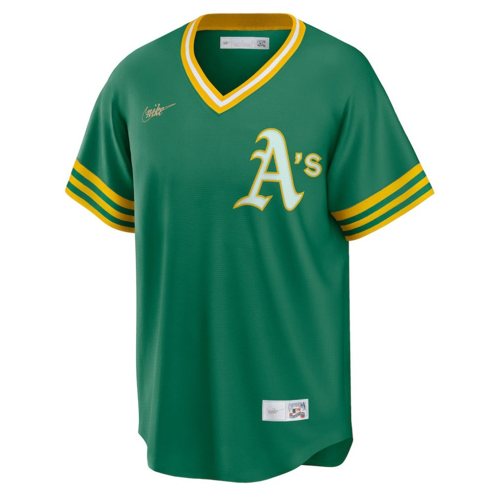 Athletics Nike Road Cooperstown Collection Team Jersey - Kelly Green Jerseys