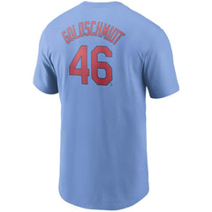 Paul Goldschmidt St. Louis Cardinals Nike Name & Number T-Shirt - Light Blue T-shirts