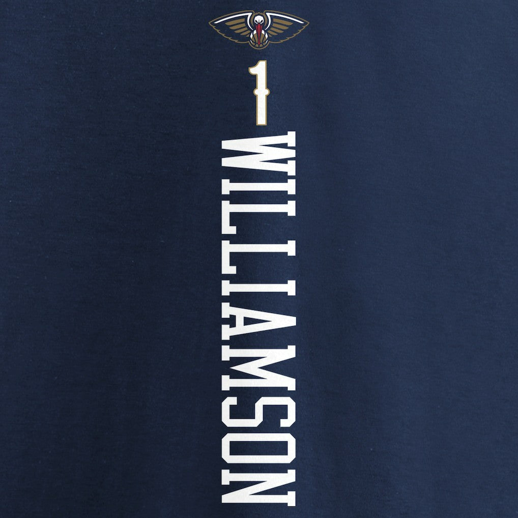 Zion Williamson New Orleans Pelicans 2019 NBA Draft Playmaker Name & Number T-Shirt Navy