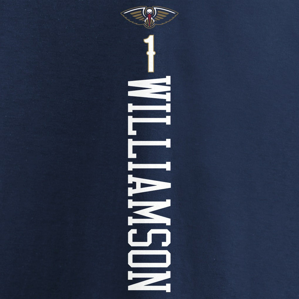 Zion Williamson New Orleans Pelicans 2019 NBA Draft Playmaker Name & Number T-Shirt Navy