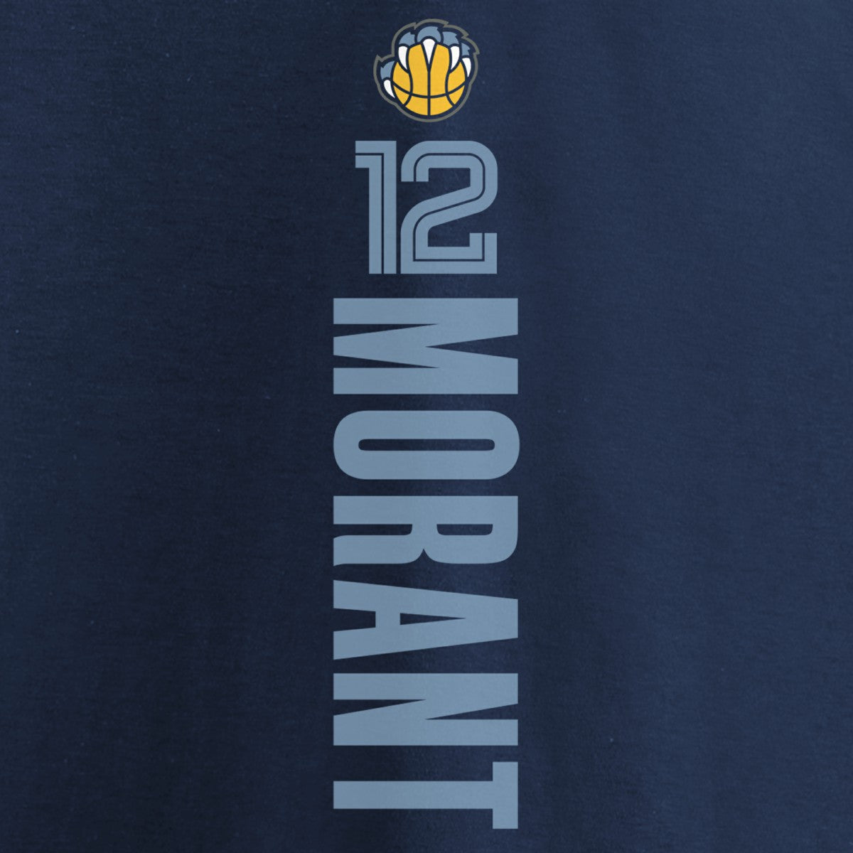 Ja Morant Memphis Grizzlies 2019 NBA Draft Playmaker Name & Number T-Shirt Navy