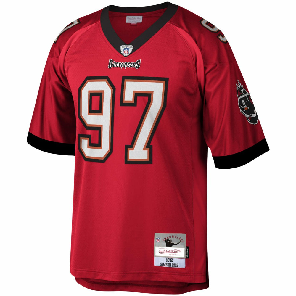 Simeon Rice Tampa Bay Buccaneers Legacy Replica Jersey Red