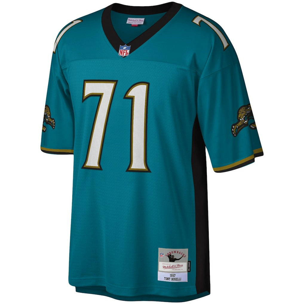 Tony Boselli Jacksonville Jaguars Legacy Replica Jersey Teal