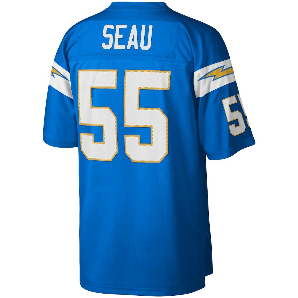 Junior Seau Los Angeles Chargers Legacy Replica Jersey Powder Blue