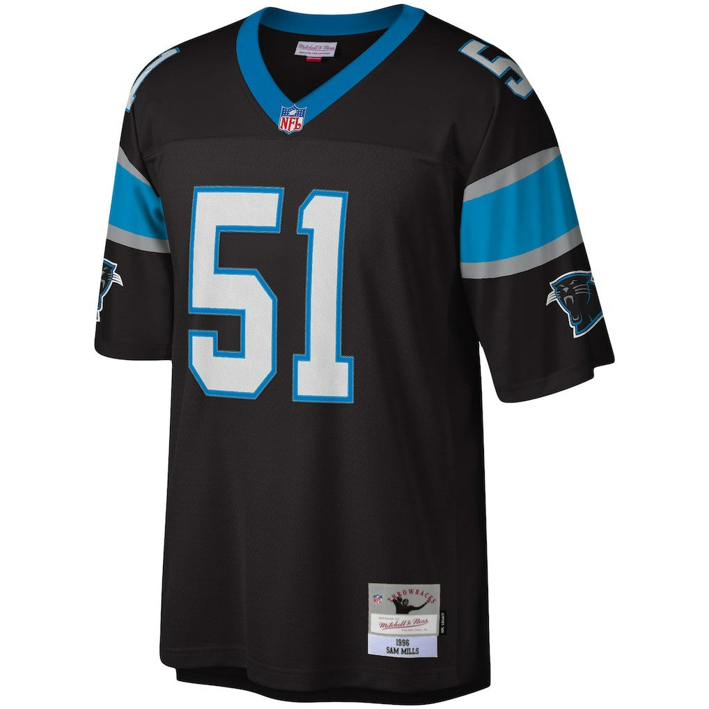 Sam Mills Carolina Panthers Legacy Replica Jersey Black