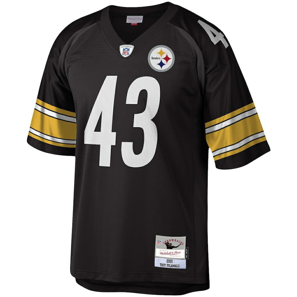 Troy Polamalu Pittsburgh Steelers Legacy Replica Jersey Black