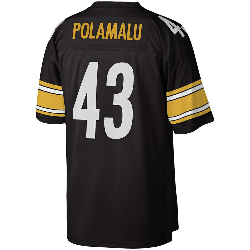 Troy Polamalu Pittsburgh Steelers Legacy Replica Jersey Black