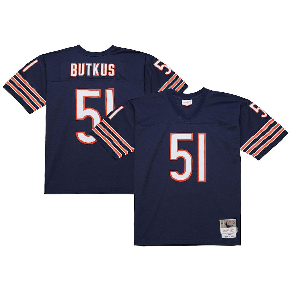 Dick Butkus Chicago Bears Legacy Replica Jersey Navy
