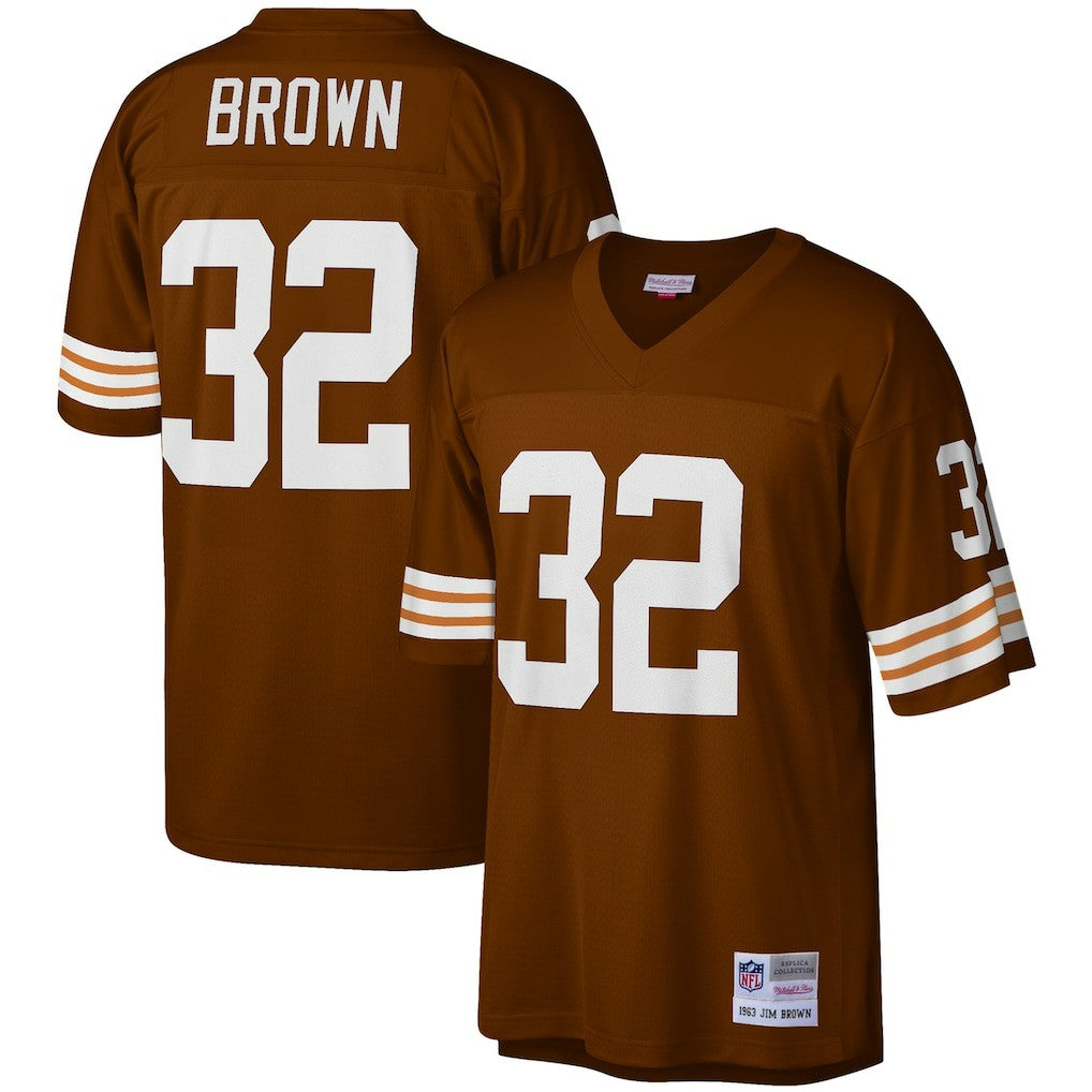 Jim Brown Cleveland Browns Legacy Replica Jersey Brown