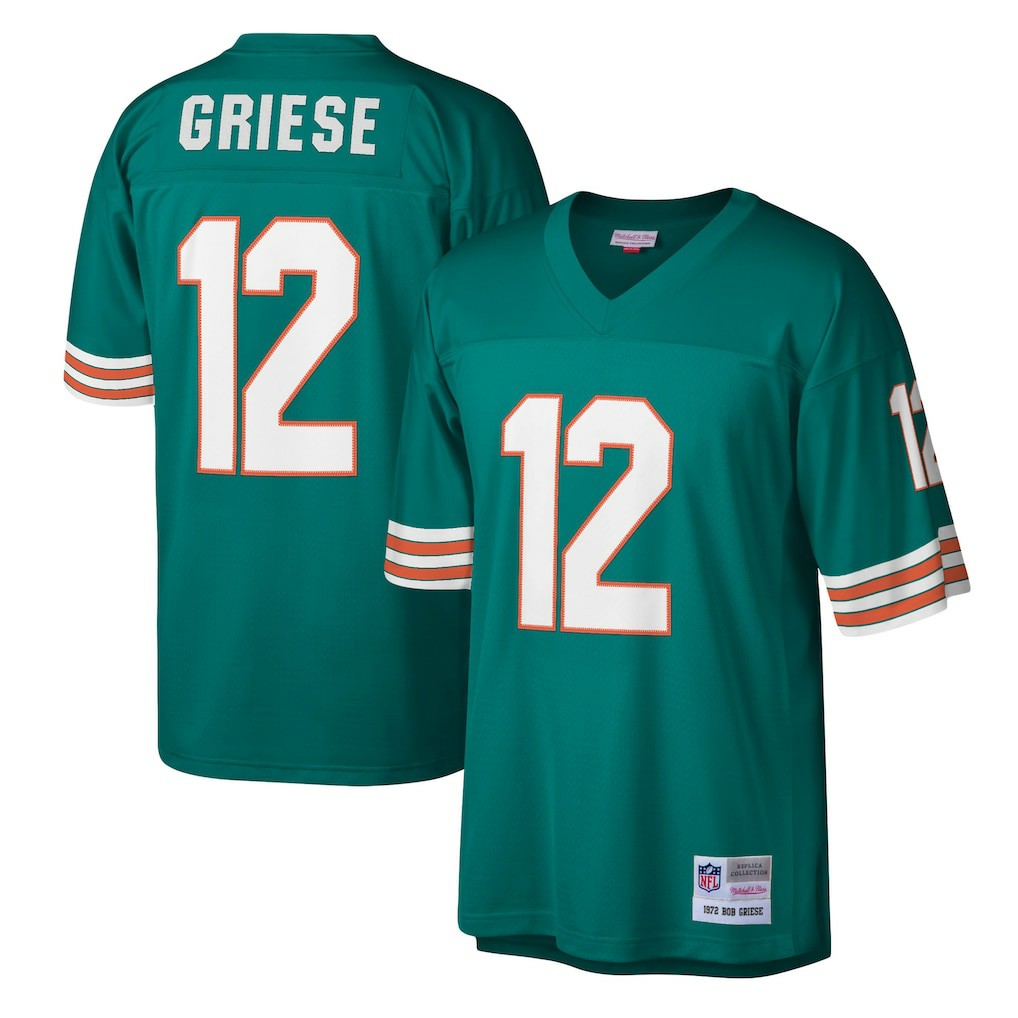 Bob Griese Miami Dolphins Legacy Replica Jersey Aqua
