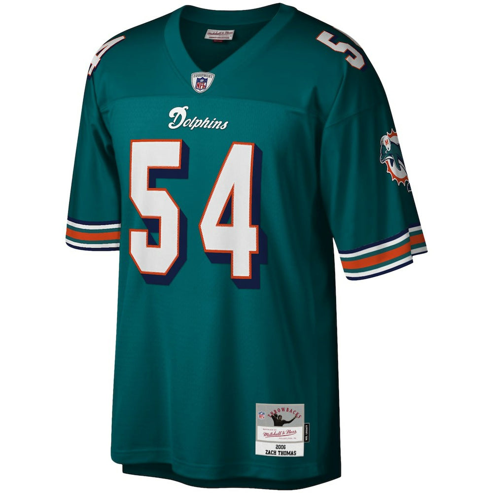 Zach Thomas Miami Dolphins Legacy Replica Jersey Aqua