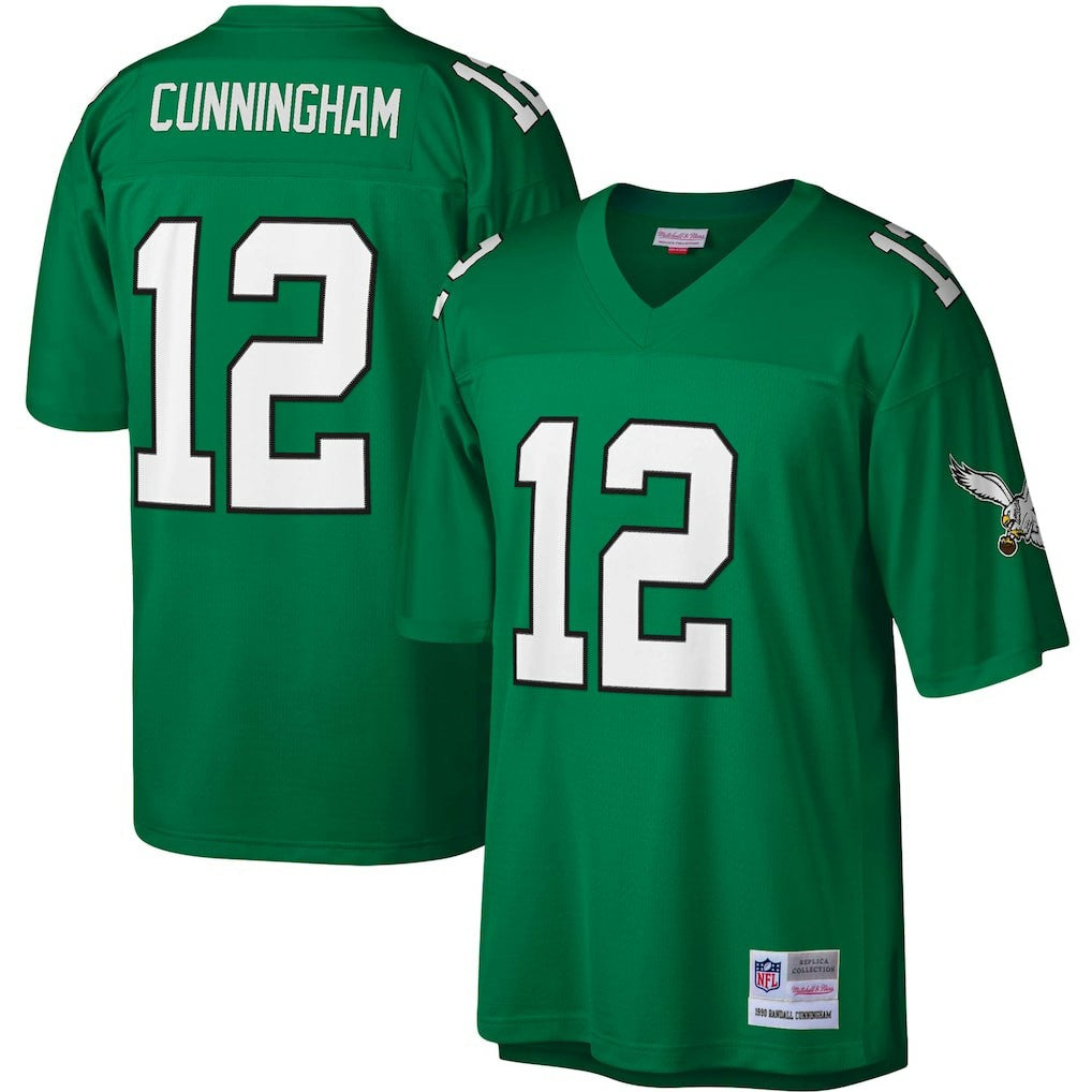 Randall Cunningham Philadelphia Eagles Legacy Replica Jersey Kelly Green