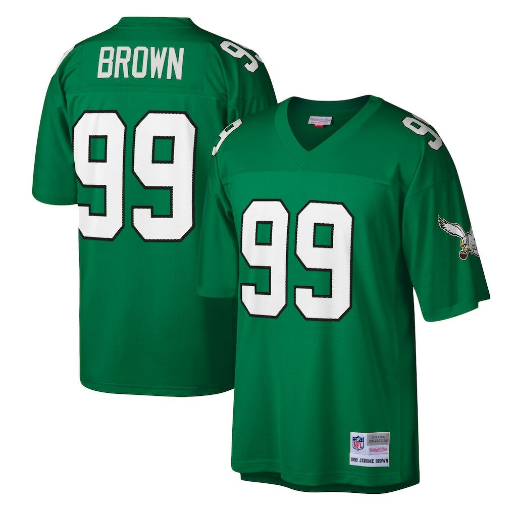 Jerome Brown Philadelphia Eagles Legacy Replica Jersey Kelly Green