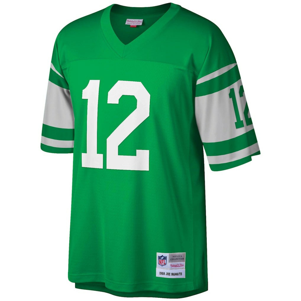Joe Namath New York Jets Legacy Replica Jersey Kelly Green