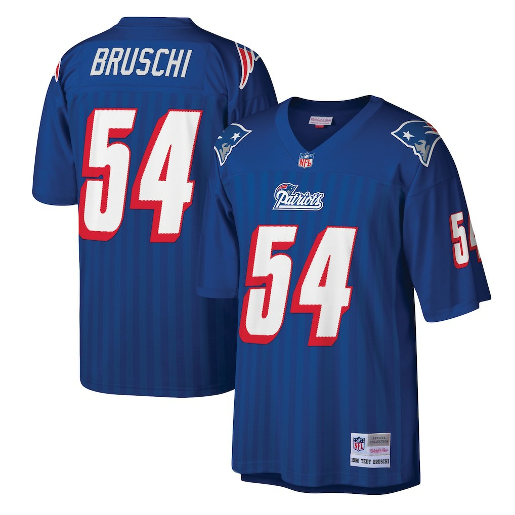NFL Tedy Bruschi New England Patriots Legacy Replica Jersey - Royal discount