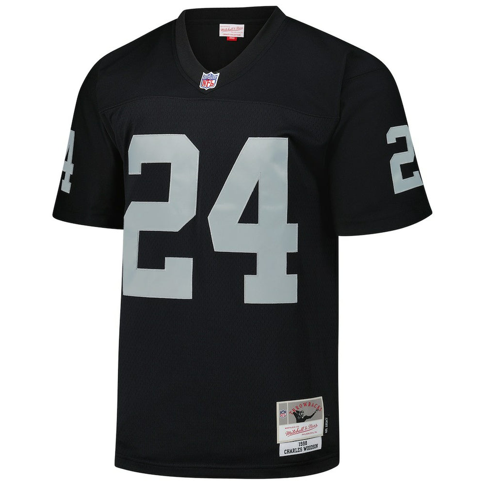 Charles Woodson Las Vegas Raiders Legacy Replica Jersey Black