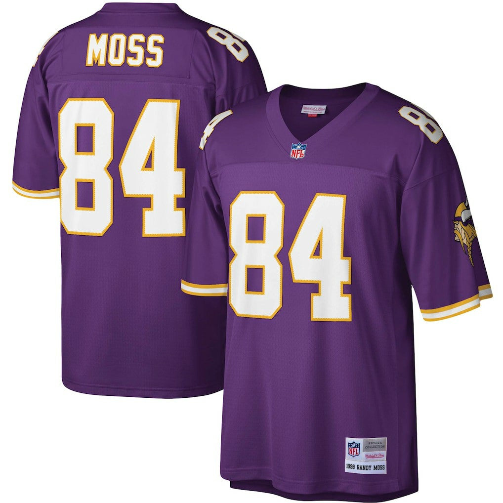 NFL Randy Moss Minnesota Vikings Legacy Replica Jersey - Purple discount
