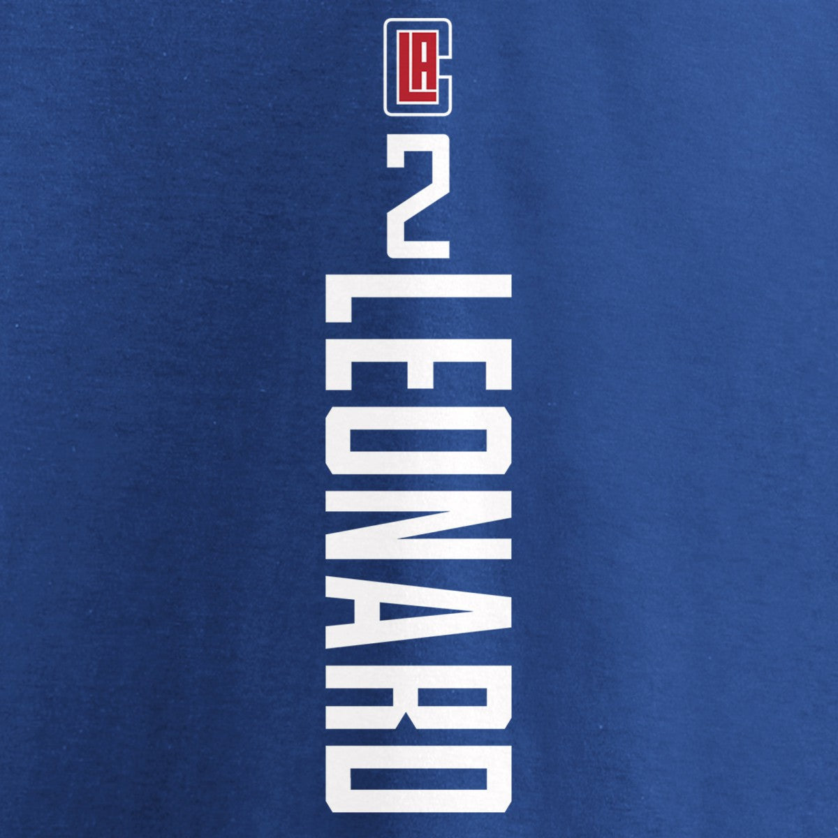 Kawhi Leonard LA Clippers Playmaker Name & Number T-Shirt Blue